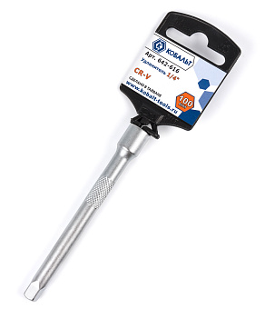 Удлинитель КОБАЛЬТ 1/4", 100 мм, Cr-V  Удлинитель КОБАЛЬТ 1/4", 100 мм, Cr-V