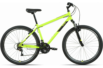 Велосипед ALTAIR MTB HT 27,5 1.0 (27,5" 21ск. рост19) ярко-зеленый/черный