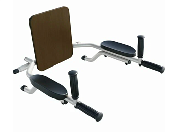 Брусья навесные со спинкой (белый антик золото) 6.03.04-01 Брусья навесные со спинкой (белый антик золото) 6.03.04-01