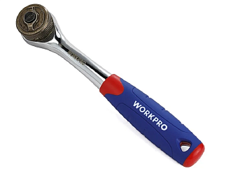 Ключ трещоточный 3/8" PRO 2X Drive Dual-Drive CR-V (CR-Mo, 48 зубов) Workpro