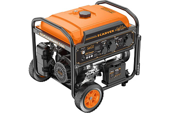 Генератор CARVER PPG-13500ЕV бензин (8,1/9кВт при220В;9/10кВт при380В,ATS-порт,дисп,кол.,э/ст)6шт/п