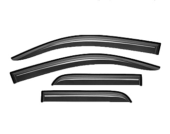 Ветровики (Classic полупрозрачный) TOYOTA HARRIER U30-U38 03-13г., Lexus RX(03-08г)