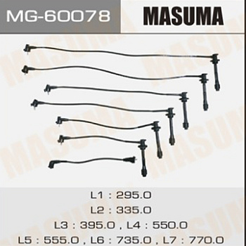 Набор бронепроводов MASUMA MG-60078 1GFE, GX100