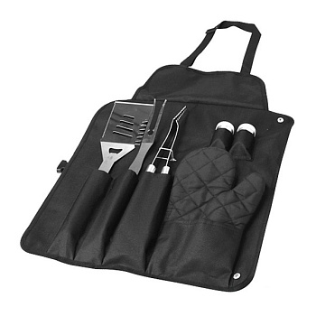 Набор для гриля из 6 предметов в фартуке ST001 Набор для гриля из 6 предметов в фартуке ST001