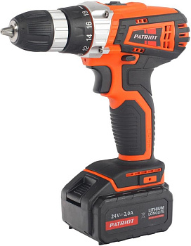 Дрель акк PATRIOT BR241ES 2,0 Ah; 24V;кейс