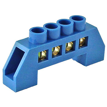 Шина "N" нулевая в изоляторе 6х9мм 4 группы 