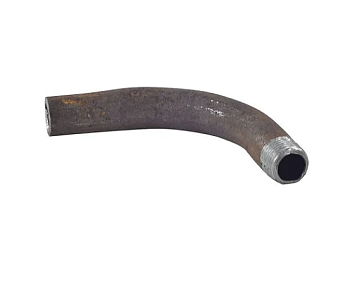 Отвод сталь шовный 90гр Ду 15 однорезьбовой из труб по ГОСТ 3262-75 КАЗ