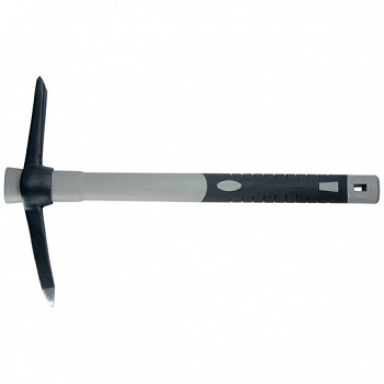 Кирка mini 400г, фибергласовая обрезиненная рукоятка 385мм MATRIX