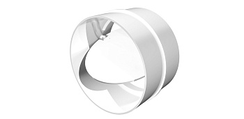 Соединитель с обратным клапаном пластик, D125