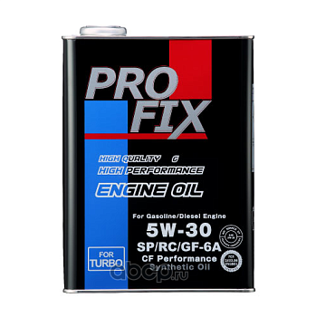 Масло моторное универсальное PROFIX SP/GF-6A 5W30 4л Масло моторное универсальное PROFIX SP/GF-6A 5W30 4л