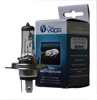 Лампа галогенная 24V H4 75/70W P43 YADA