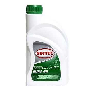 Антифриз SINTEC EURO G11 1кг зеленый