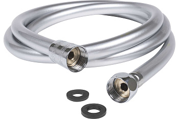 Шланг душевой имп/имп-конус ЦС-2000 ПВХ СИЛЬВЕР упак.