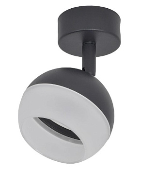 Светильник 4011 GX53 настенно-потолочный черн. IEK LT-USB0-4011-GX53-1-K02