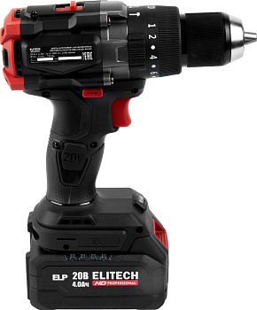 Дрель акк ELITECH CD 20BL2 (4.ОА4) 1акб, з/у