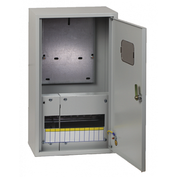 Щит распределительно-учетный навесной с окном/без окна (500х265х165) ЩРУН-3/12 500х300х170