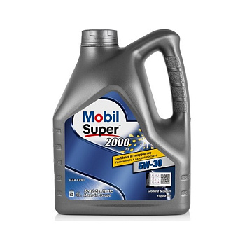 Масло моторное Mobil Super 2000 XE C2 5W-30 SN+ п/синтетика 4 л