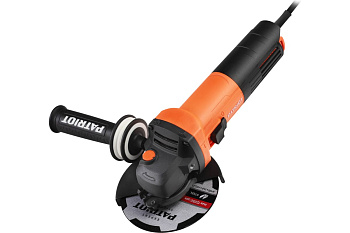 УШМ PATRIOT AG 126, пылезащищенная. 1050Вт, диск 125мм