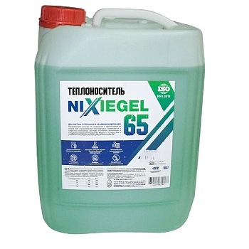 Теплоноситель NIXIEGEL -65С 50 кг на основе этиленгликоля зеленый