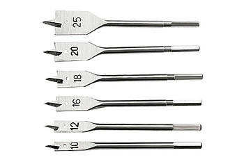 Набор сверл по дереву 6шт. 10-25мм