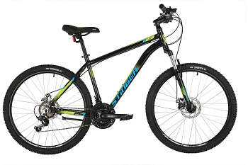 Велосипед STINGER 26" ELEMENT EVO черный, алюминий, размер 14"