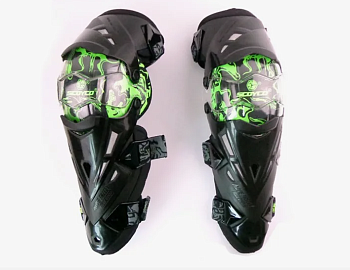 Наколенники SCOYCO К-12 зеленые+черные