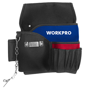 Сумка электрика поясная 600D 290х270мм WORKPRO Сумка электрика поясная 600D 290х270мм WORKPRO