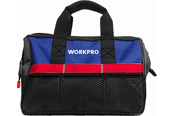 Сумка для инструмента 500D 320х210х230мм WORKPRO на молнии с широким горлом 12,5" Сумка для инструмента 500D 320х210х230мм WORKPRO на молнии с широким горлом 12,5"