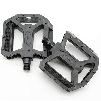 Педали (алюминий, 10 х 10.5 см, резьба 9/16, PDA-210, чёрный