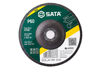 Диск шлифовальный лепестковый SATA 180хP60х22,23мм