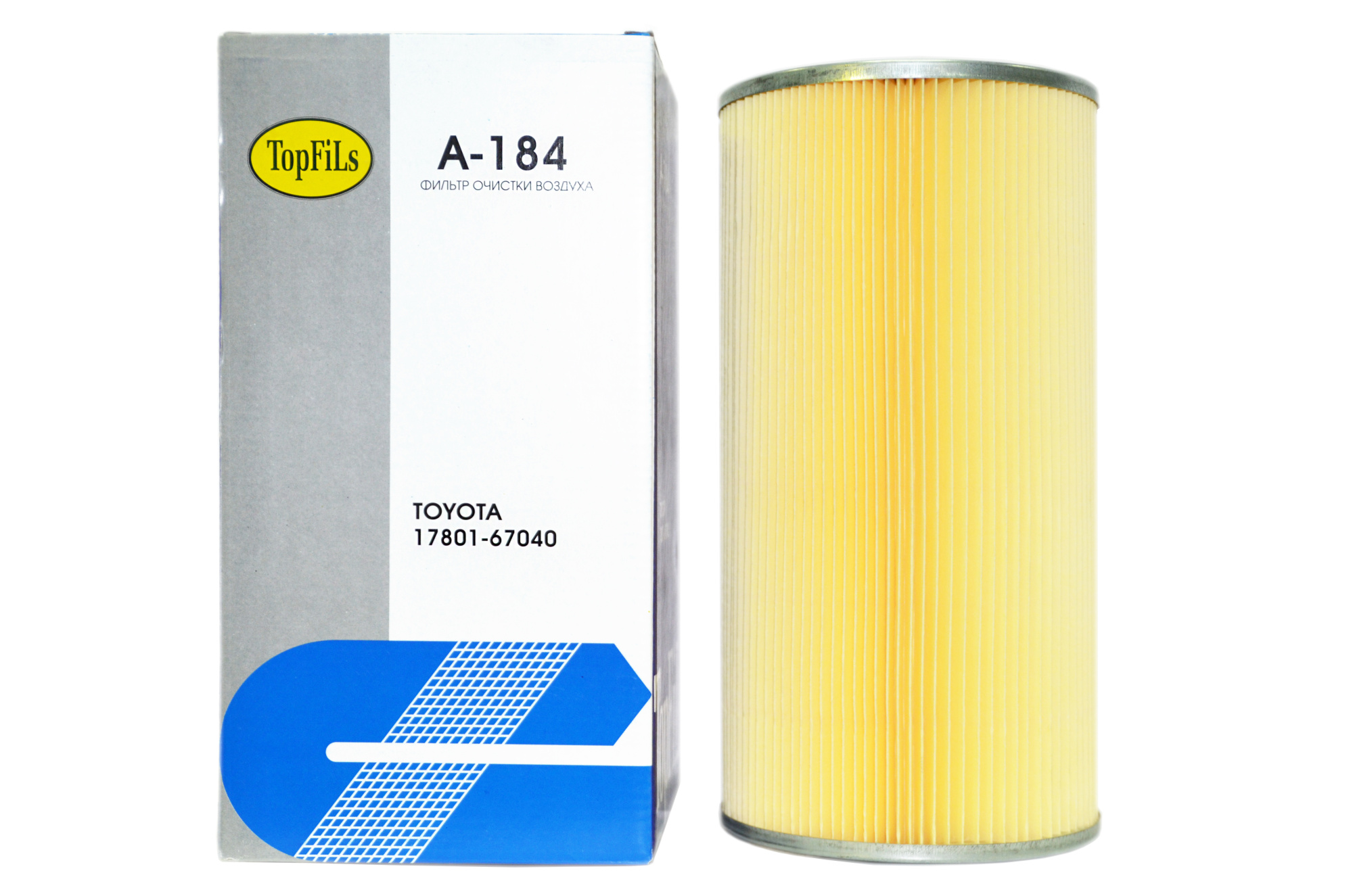 Фильтр воздушный A-184S 17801-67040 (AB-128) TOP SH MFA-307 Фильтр воздушный A-184S 17801-67040 (AB-128) TOP SH MFA-307