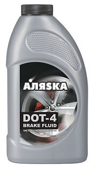 Жидкость тормозная Аляска DOT-4 455гр.