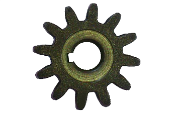 Шестерня привода барабана бетономешалки: А- d19; Z-12; высота 40, высота зуба 30