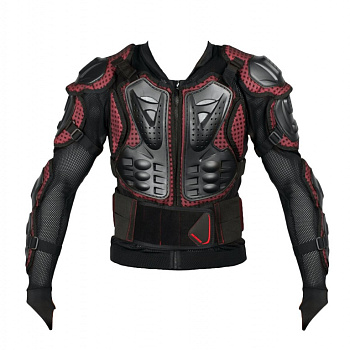 Защита тела мото SCOYCO AM02-2 - "черепаха", красная, р-р XL