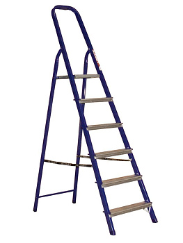 Стремянка металлическая 6-и ступ. АЛЮМЕТ Сибртех Стремянка металлическая 6-и ступ. АЛЮМЕТ Сибртех