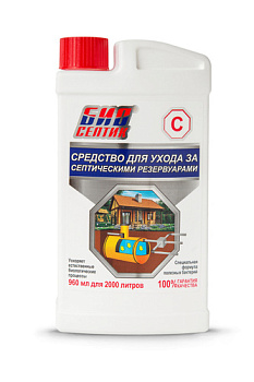 Средство для ухода за септическими резервуарами Биосептик-C 960мл.