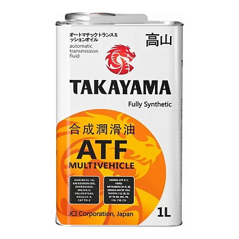 Масло трансмиссионное TAKAYAMA Transmission ATF Multi 1л (металл)