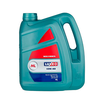 Масло моторное LUXE МОЛИБДЕН SAE 10W40 п/с 4л