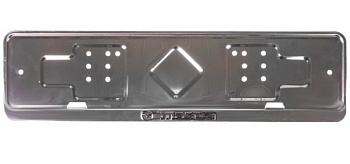 Рамка из нерж.стали с широким полем рельеф MAZDA