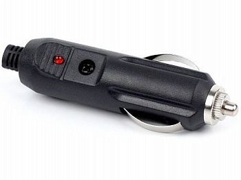 Вилка в прикуриватель, большая (с индикатором)