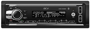 ACV AVS-930BW, BR, BG (1 din/BT/2USB/AUX/SD/FM/3RCA/SUB/QC/4*50)