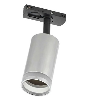 Светильник 4116 декоративный трековый поворотный GU10 хром IEK LT-USB0-4116-GU10-1-K23