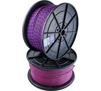 Шнур ПП плет. 5мм 16пр. серд с/отр. (цена за 1 м) 200м