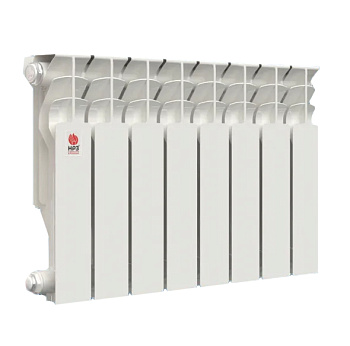 Радиатор алюминиевый"НРЗ" 350/100(9) 8 секций ЛЮКС