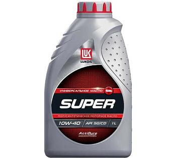 Масло моторное ЛУКОЙЛ СУПЕР 10W40 SG/CD п/с 1л