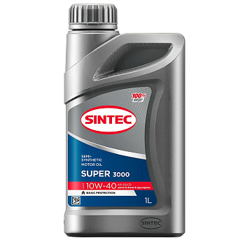 Масло SINTEC Супер 3000 SAE 10W40 API SG/CD п/с 1л