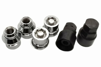 Гайка секретки 12х1,5х33 EM/BC черные вращающ. кольца, 2 ключа C7264 45 (33) EM/BC Гайка секретки 12х1,5х33 EM/BC черные вращающ. кольца, 2 ключа C7264 45 (33) EM/BC