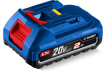 Аккумулятор LMS, ПРОФЕССИОНАЛ ЗУБР  Power PRO, 20 В, 2.0 А·ч (BP-P-20-2)
