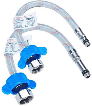 Подводка гибкая ЦС НЕЙЛОН для смесителей (штуцер 31/17мм) 1/2”хM10 L-200 см