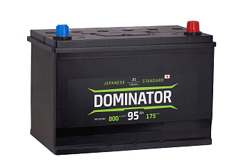Аккумулятор DOMINATOR JIS 6СТ-95 (0)R D31 Азия